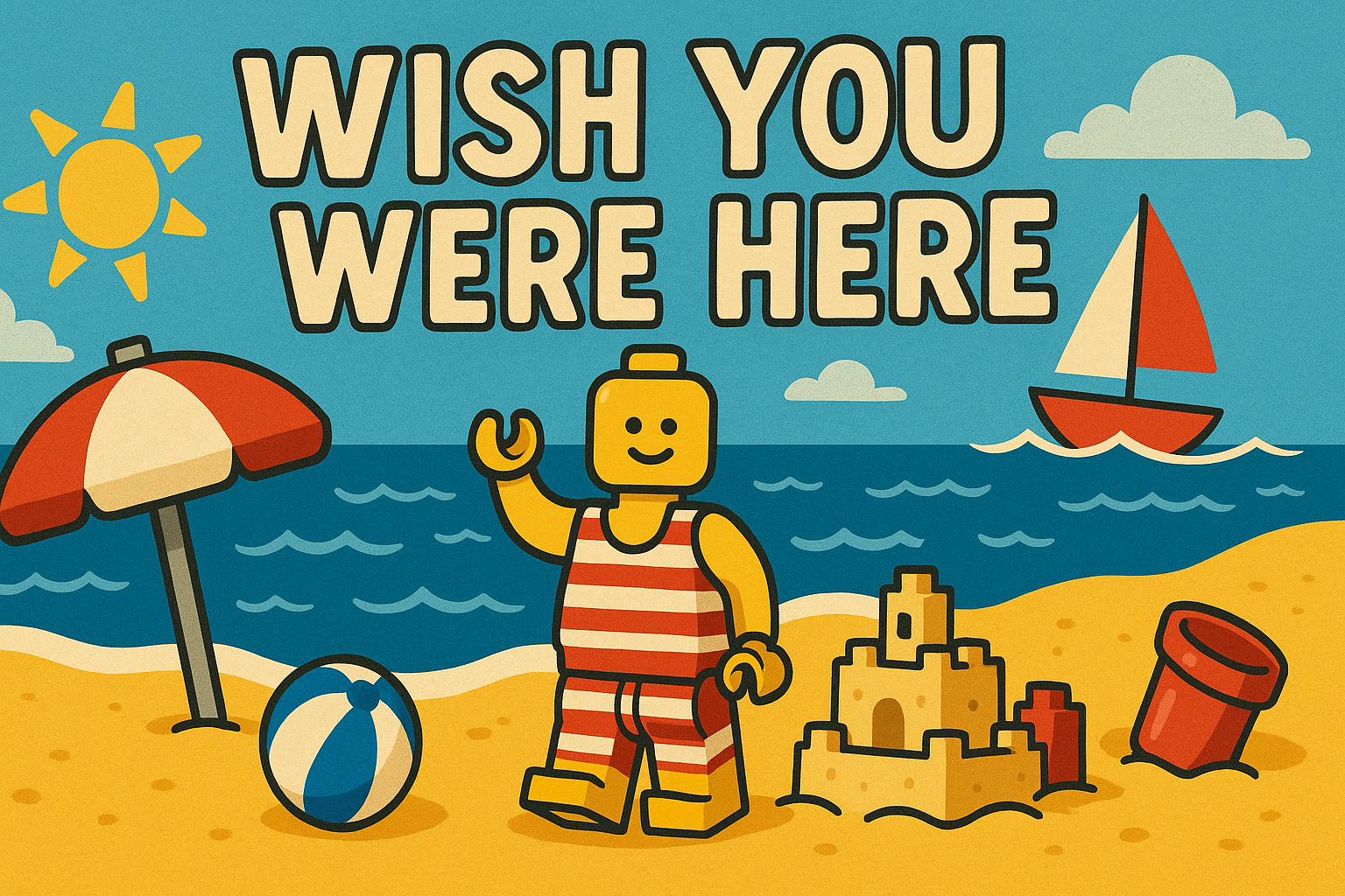 KS1 Seaside Holidays in the Past Workshop - Postcard Image
